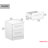 Montigny 3-Piece Bedroom Set 50.3" W - 6-Drawer Dresser And Two 2-Drawer Nightstands-100929425