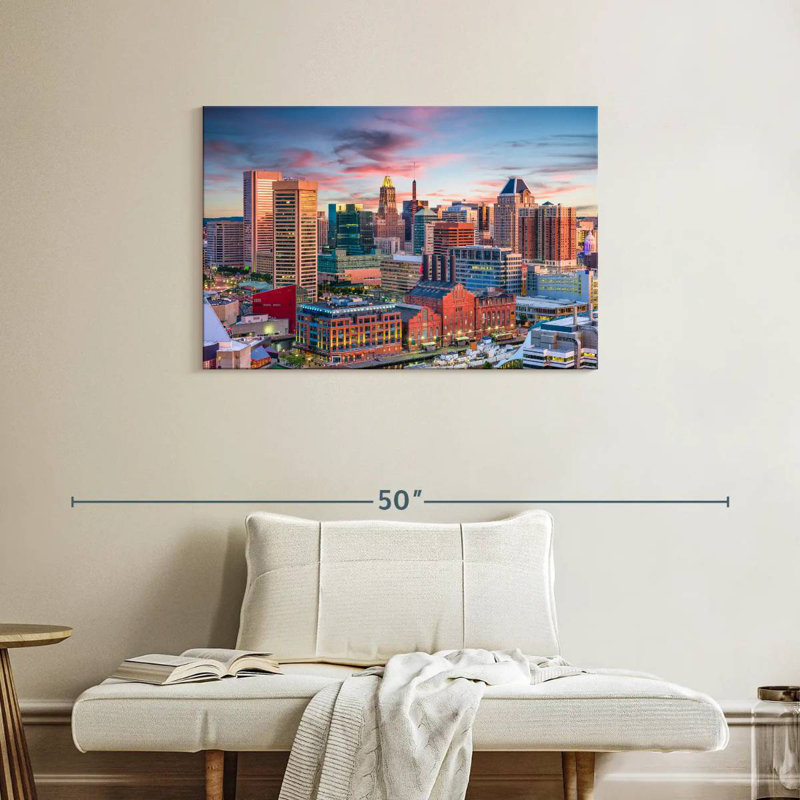 Sireci Baltimore Sunset, 24" H x 36" W