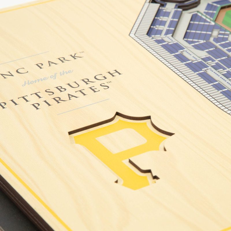 MLB 5-Layer StadiumViews 3D Wall Art, Pittsburgh Pirates