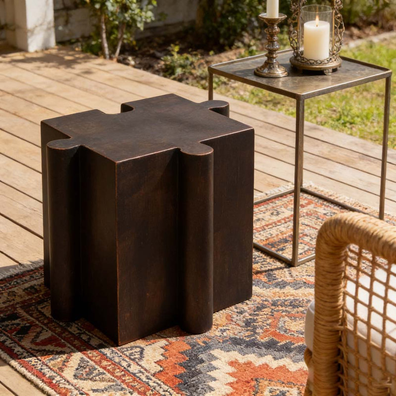 Table d'appoint Art, Cuivre antique