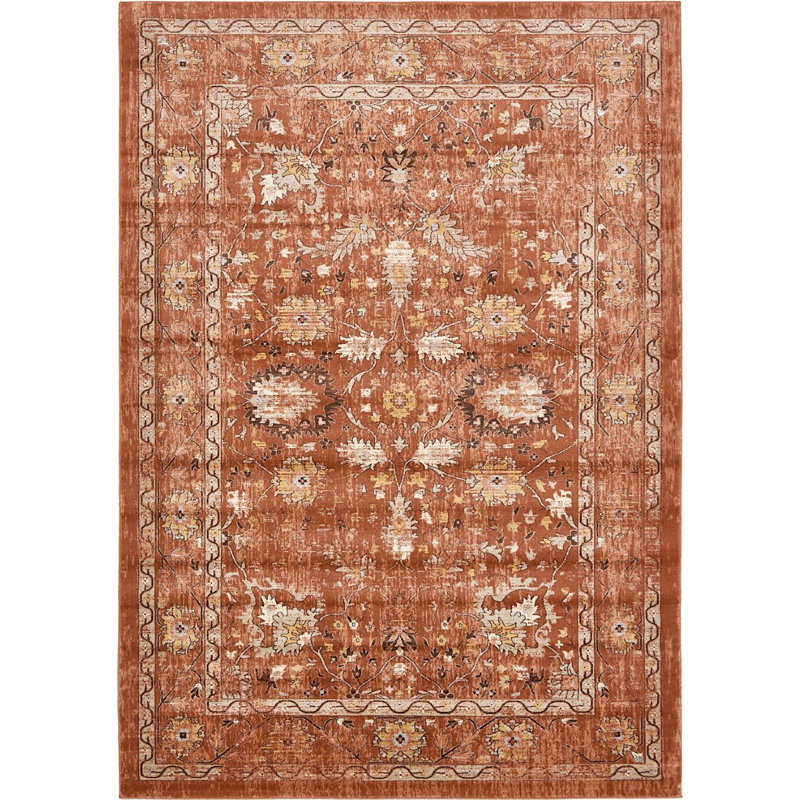 Tapis oriental brun Alesund, Rectangle 5 pi x 8 pi