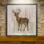 « pin forest cerf », impression encadrée-2040750684