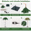 5.91' H Lighted Artificial Tropical Christmas Tree