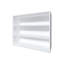 Armoire murale moderne blanche pour le rangement des essentiels de la cuisine - H 30 po x l 36 po x P 12 po, panneau de particules, grattoir, convient aux épices, bols, pots, hauteur, profondeur, profondeur, convient aux pots, esthétique-136867038