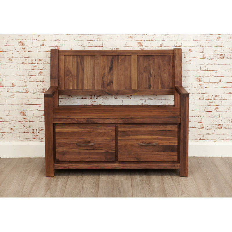 Sandrine Solid Wood Storage Bench