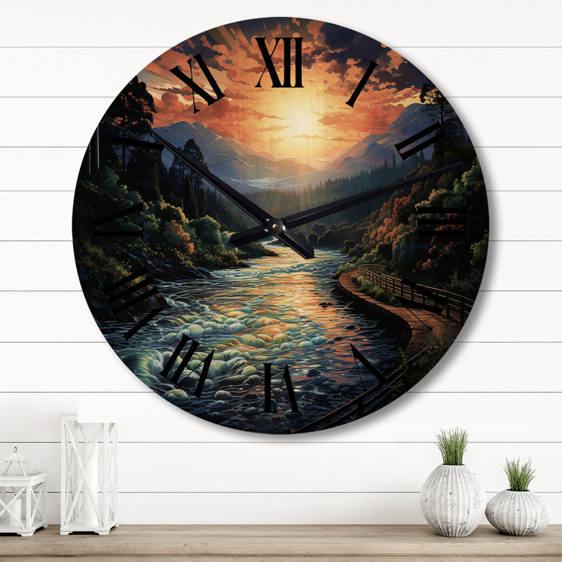 Horloge murale Nahriah, Grand