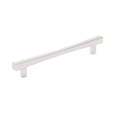Pailou 6-5/16 inch (160mm) Center-to-Center Polished Chrome Cabinet Pull - 25 Pack