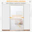 Wall Mounted Pet Gate With Door-504845748