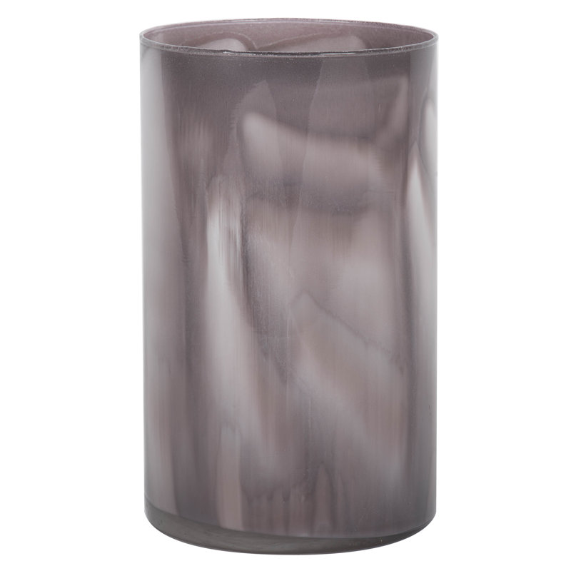 Contenant en verre 10 po Askov, Noir