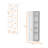 White 1-Door Multistorage Kitchen Pantry-199101677