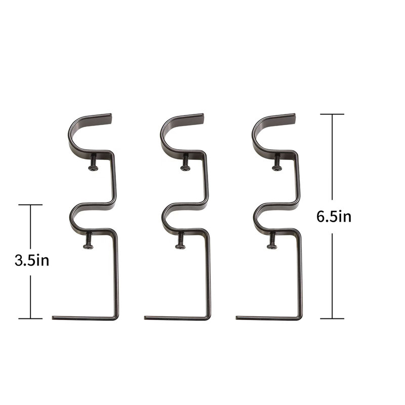 Tringle à rideaux double réglable 1 po, Bronze frotté à l'huile, 48" - 84"