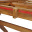 Table de salle à manger d'extérieur extensible en bois d'acacia pour les réceptions sur la terrasse