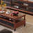 Medieval style solid wood coffee table-104978758
