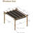 10x13 Retractable Pergola Aluminum Outdoor Pergola with Faux Wood Finish Retractable Canopy for Patio or Deck or Garden or Beach or Pavilion Wood and Gray-123365042-123365043