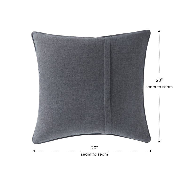  Coussin Sunbrella, Ardoise Cast, Set of 2