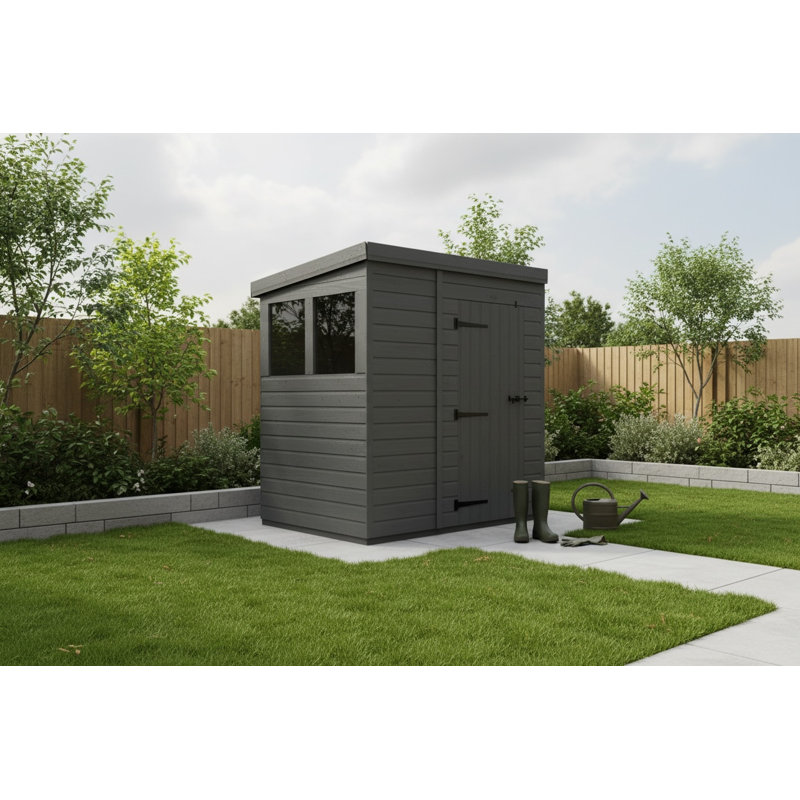 7x7 Pent Composite Shed