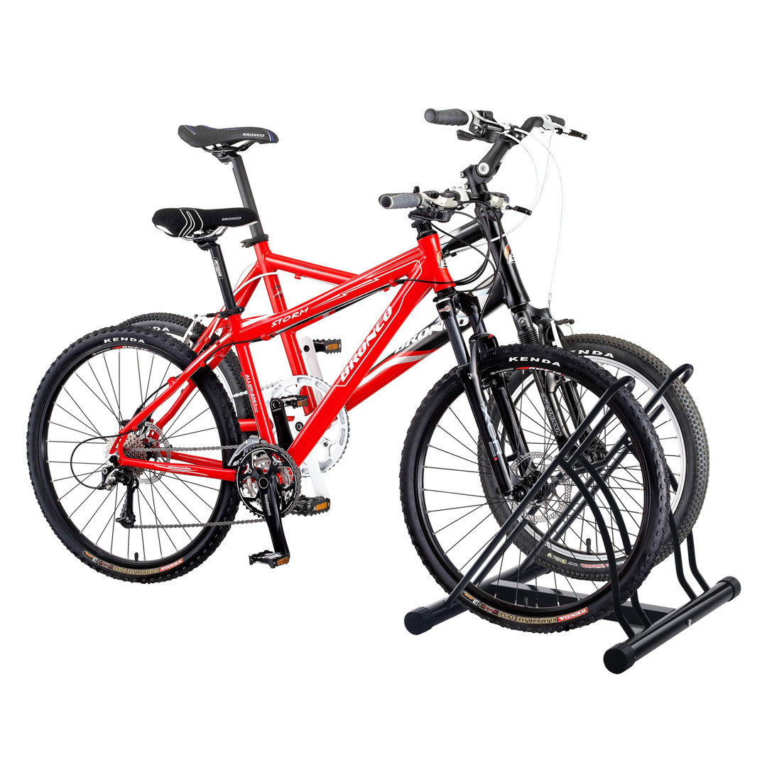 Rad Cycle Bike Rack - Bicycle Stand for Mountain, Road, or Child's Bikes - Indoor or Outdoor Bike Stand WFX Utility™