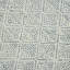 Tapis de couloir géométrique bleu 8 pi