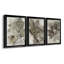 Birch Leaves I - Ensemble de 3 peintures sur toile encadrées-1609919903-1609919902