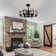 Cantin 24.8" Classic Black Caged Farmhouse Ceiling Fan With Light Kit and Remote Control
