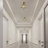 Clear Glass Semi Flush Mount