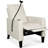 Beige Adult Reclining Chair, With Mobile Phone Holder And Cup Holder, Modern Chair For Living Bedroom Decor Recliner In Beige, Adjustable Armrest Position & Room-1801057678