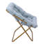Fauteuil surdimensionné rembourré avec soucoupe et repose-pieds-2002764922