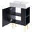Bathroom Vanity, Bathroom Storage Cabinet With Single Ceramic Sink, Accent Cabinet-1744921232