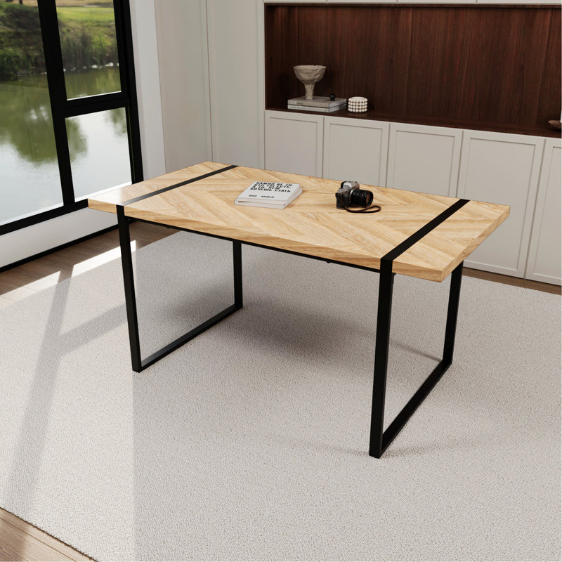 Rectangular Dining Table for Home, Kitchen