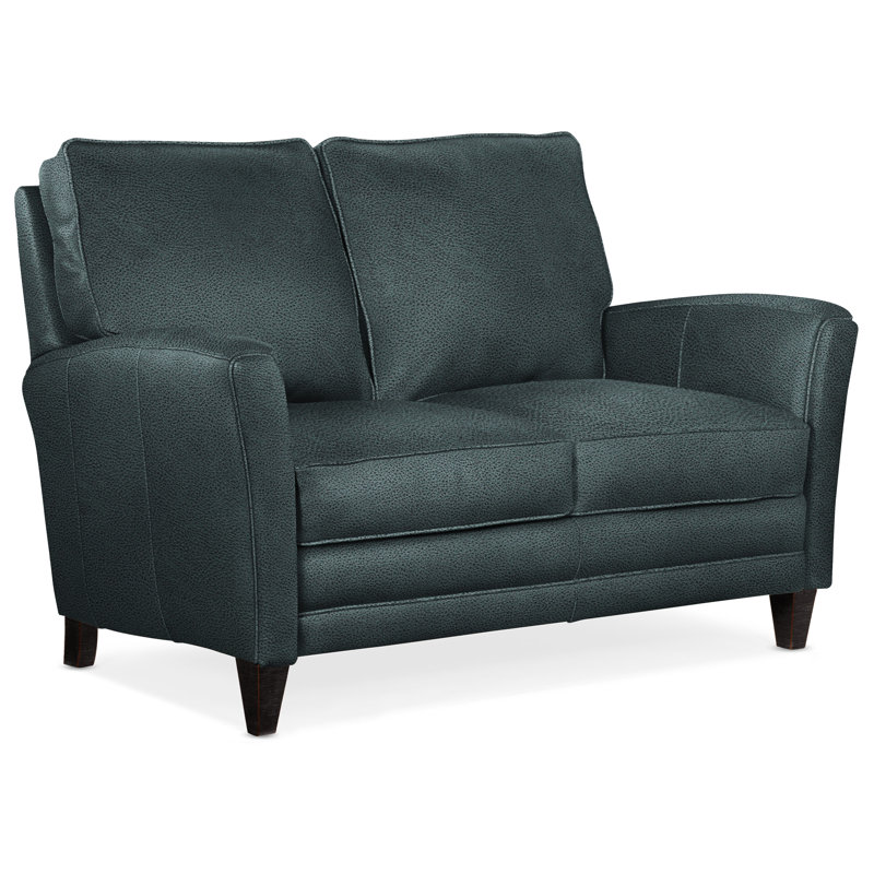 Zion Loveseat, Plantation, Anilina Hunter Genuine Leather