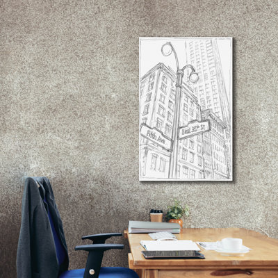 «Ny Intersection 1» par Ethan Harper, art mural sur toile