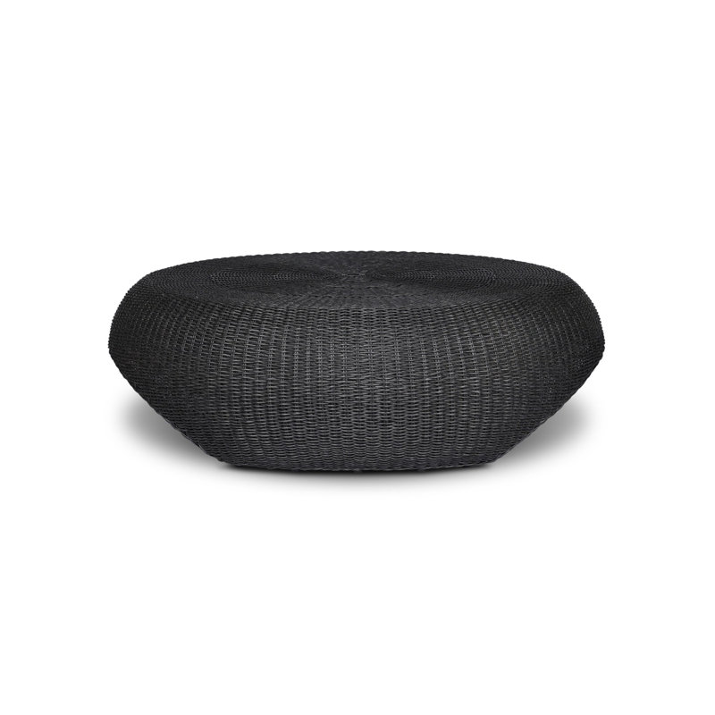 Brock Outdoor Round Coffee Table, Vintage Coal