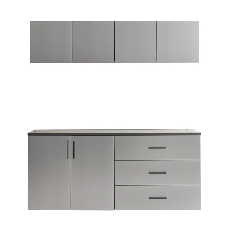 64 In. W X 79 In. H X 20 In. D Garage Cabinet Set C (5-Piece)