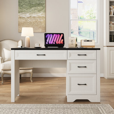 Bureau de direction avec rangement et grand tiroir pour dossiers