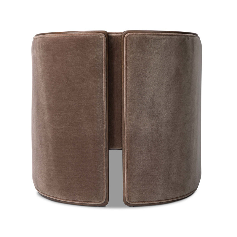 Voss Cotton Upholstered Barrel Chair
