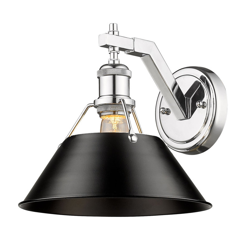 Weatherford Steel Spotlight, Chrome, Matte Black