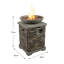 Round Concrete Propane Smokeless Fire Pit