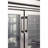 Black Single Door Fridge Cabinet Outdoor Kitchen Islands
