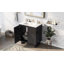 Meuble-lavabo simple 18,1 po avec plateau en résine Kelayah
