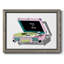 Disque, magasin I encadré sur toile-1358167274-1358167285