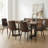 Modern Dining Side Chair with PU Leather Metal Frame Set of 6-948956864
