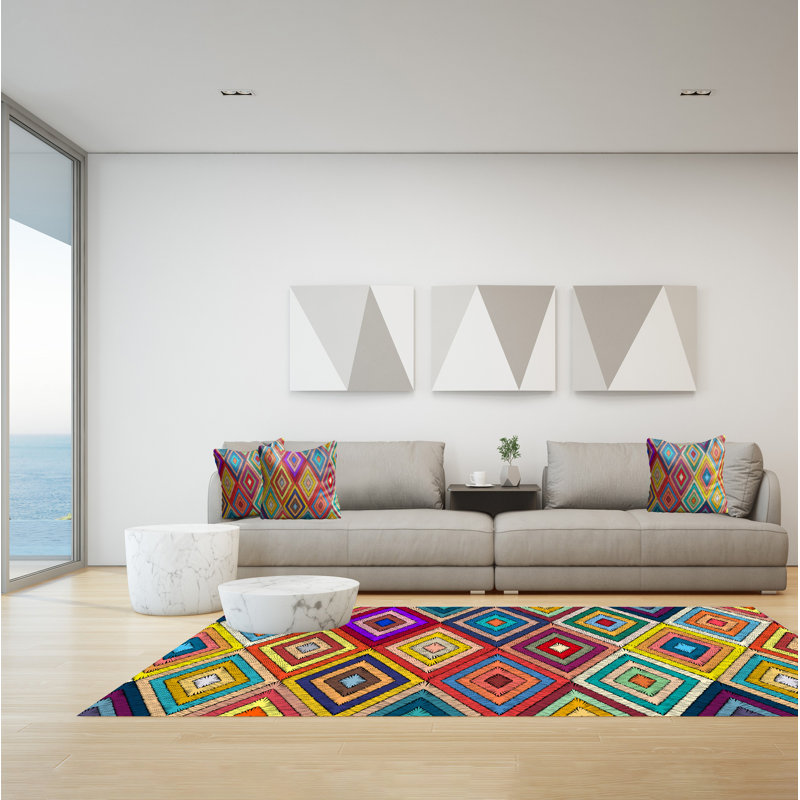 Galczynski Geometric Area Rug, Rectangle 140 x 200cm