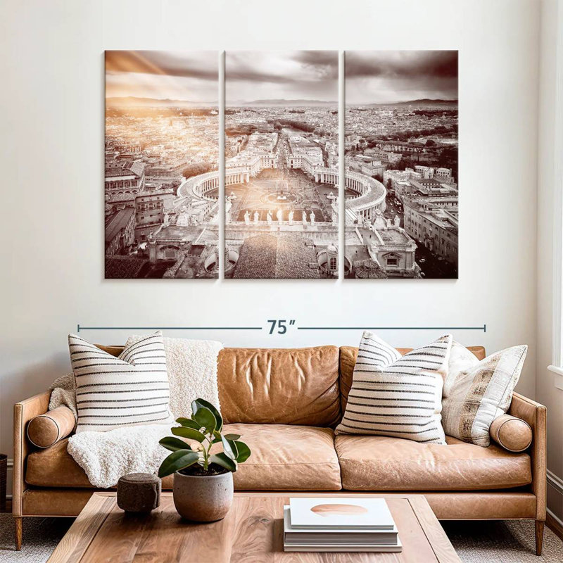 Aime The Vatican City, 42" H x 65" W
