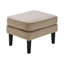 Fauteuil d'appoint rembourré avec repose-pieds Elle Decor Olivia-25951753