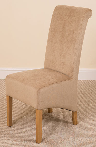 48cm H Upholstered Side Chair, Beige