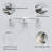 3 - Light 22.6W" LED Dimmable Gold Iron 3000K/4000K/5000K 3CCT ETL Certificated Vanity Light With Patterned Glass-1771792621
