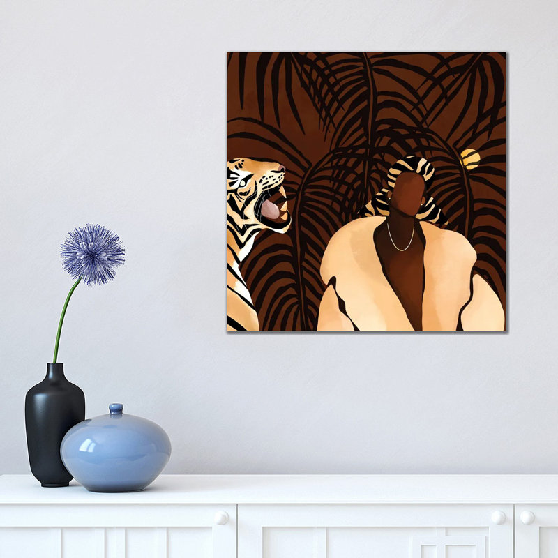 «In the Wild» par Bria Nicole, impression sur toile tendue, H 12 po x l 12 po x P 0,75 po
