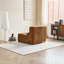 Fauteuil individuel de luxe avec revêtement en velours, mousse haute densité, idéal pour les petits appartements. Confort optimal grâce à son rembourrage ergonomique et son tissu très respirant.