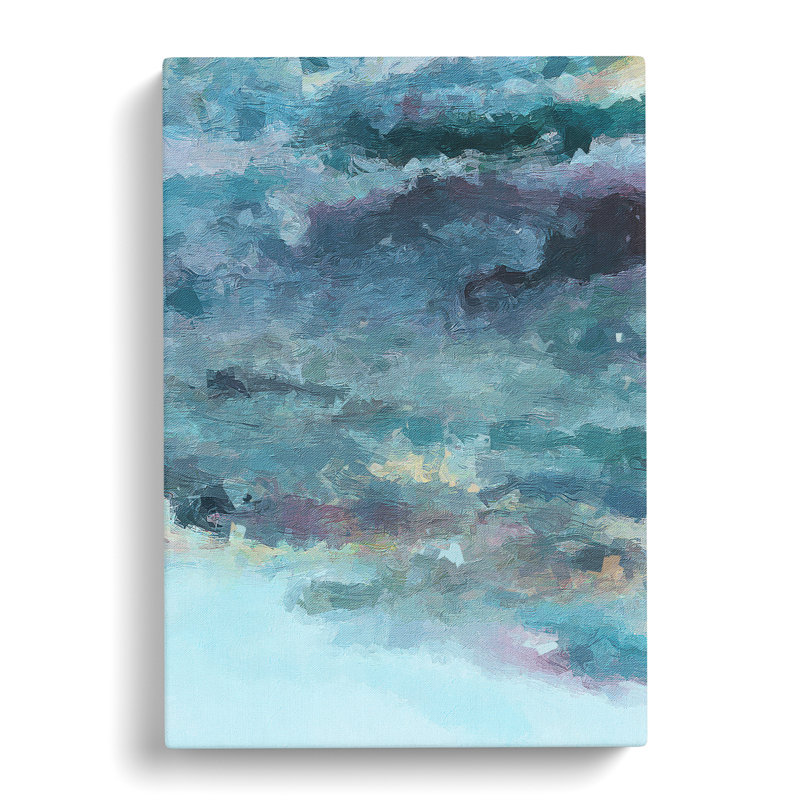 High Clouds Abstract - Wrapped Canvas Painting, 50cm H x 35cm W x 3cm D