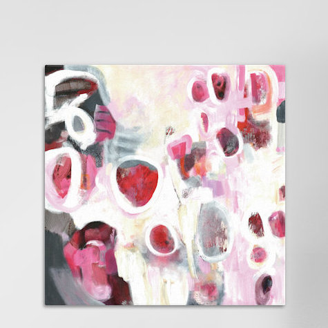 «Cookies and Cream», impression sur toile tendue, H 18 po x l 18 po x P 1,5 po, Toile tendue, Blanc